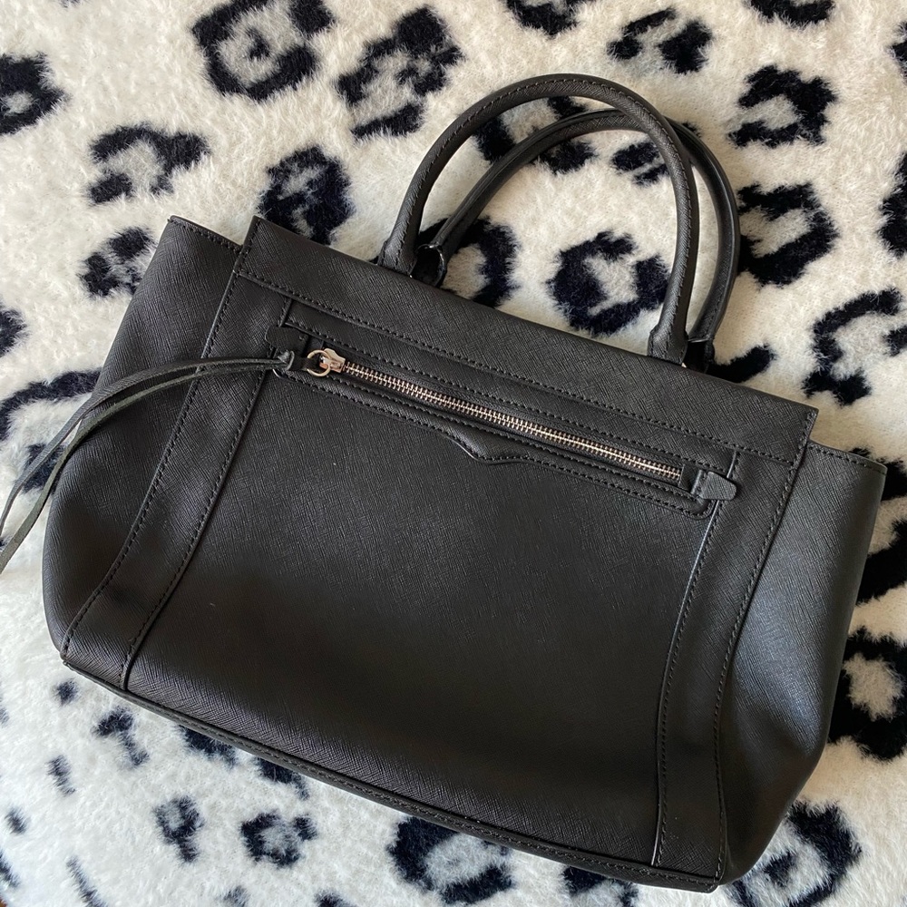 Rebecca Minkoff black leather shoulder bag